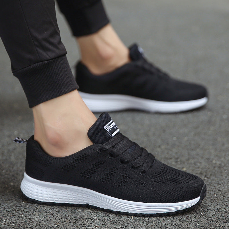 Damen atmungsaktive Sport-Sneaker mit flexiblem Obermaterial und rutschfester Sohle EB