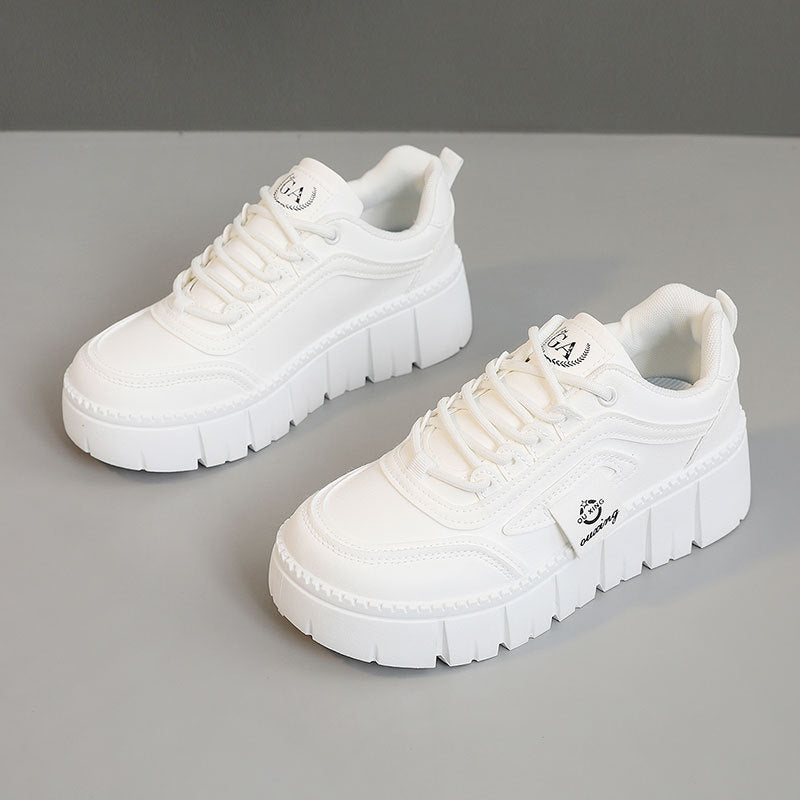Damen Plattform Sneakers mit dämpfendem Sohlenprofil und sportlichem Design EB
