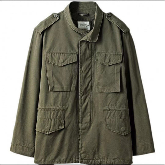 Herren Feldjacke im Militärstil mit Epauletten EB