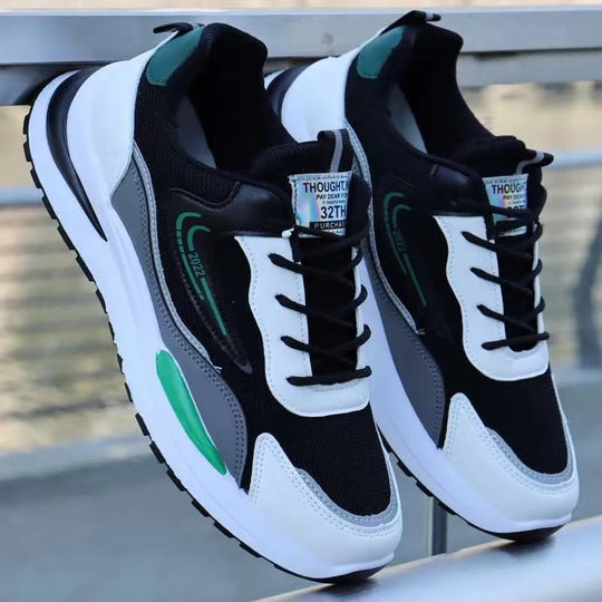 Damen Sportliche Sneaker mit atmungsaktiver Konstruktion und rutschfester Sohle EB