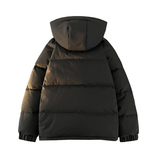 Damen urbane Pufferjacke mit Kapuze und elastischen Bündchen EB