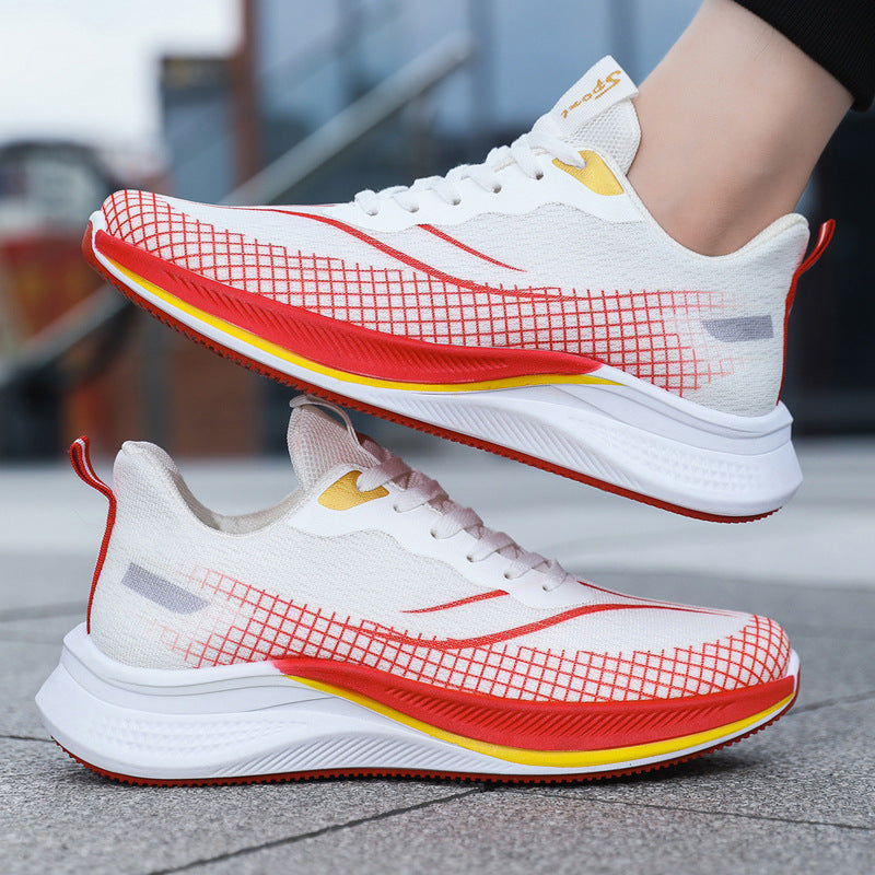 Damen Hochtechnologische Laufschuhe mit atmungsaktivem Obermaterial und dämpfender Sohle EB