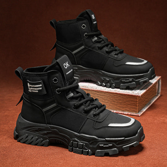 Damen Sportliche Winterstiefel mit rutschfester Sohle und isolierendem Innenfutter EB
