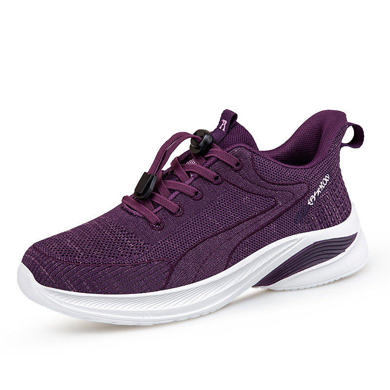 Damen Laufschuhe mit innovativem Schnellverschluss und atmungsaktiver Oberflächenstruktur EB
