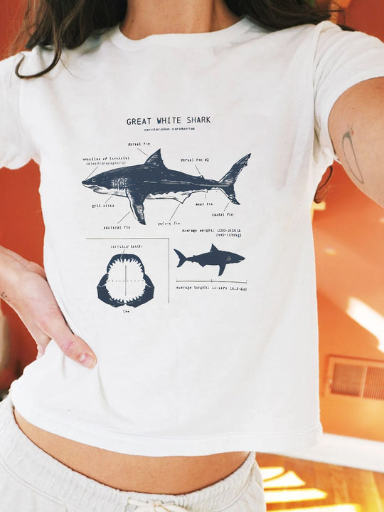 Damen T-Shirt mit künstlerischem Katzenmotiv EB