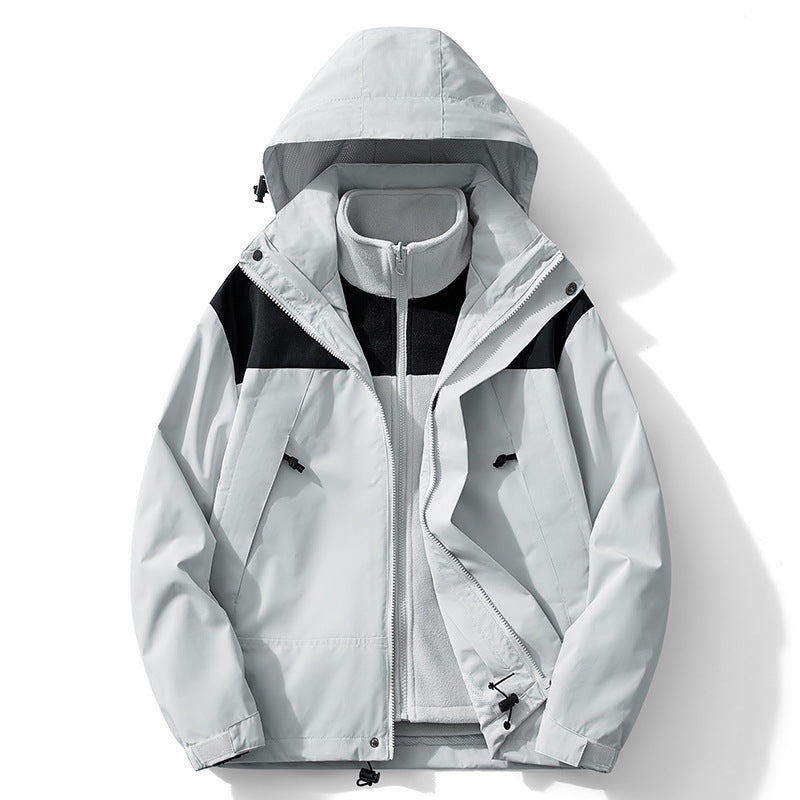 Damen Zweilagiger Outdoorparka mit abnehmbarer Fleece-Innenjacke EB