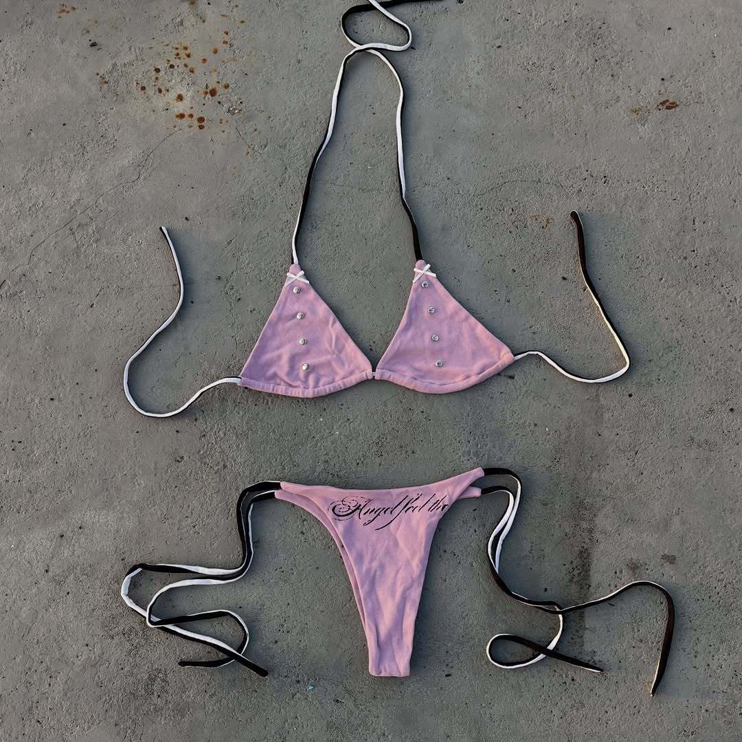Damen verführerisches Bikini-Set mit einzigartigen Akzenten EB