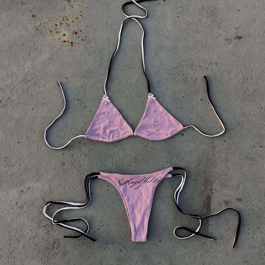 Damen verführerisches Bikini-Set mit einzigartigen Akzenten EB