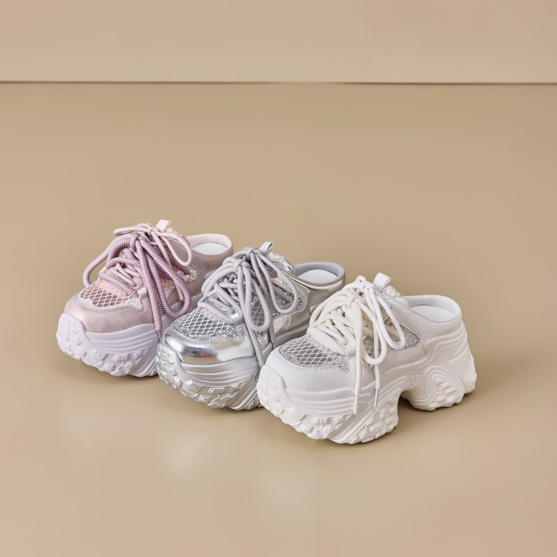 Damen Trendige Sneakers mit ausgeprägter Sohle EB