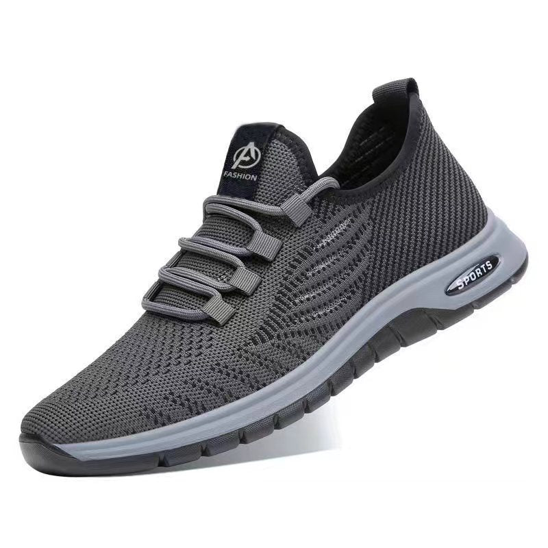 Herren sportliche Sneakers mit atmungsaktiver Mesh-Oberfläche und flexiblem Sohlenprofil EB