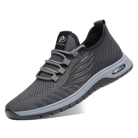 Herren sportliche Sneakers mit atmungsaktiver Mesh-Oberfläche und flexiblem Sohlenprofil EB