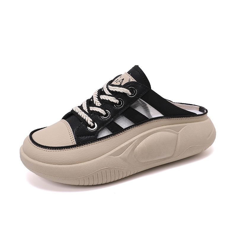 Damen Clogsneaker mit atmungsaktivem Mesh-Obermaterial und rutschfester Sohle EB