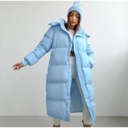 EB | Lange mit Verstellbarer Kapuze für Frauen Ideal für Den Winter