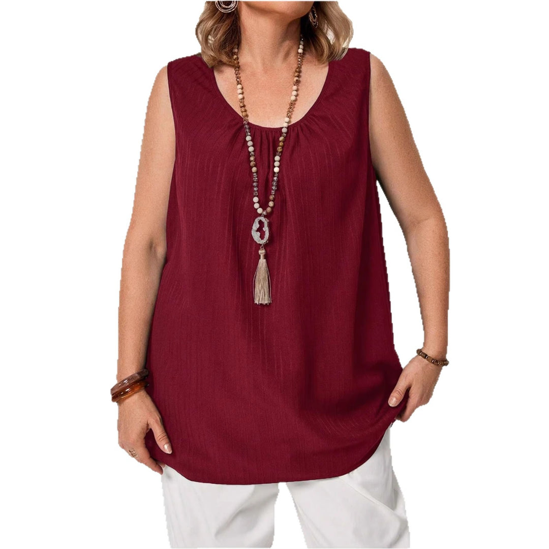 Damen Weiter Schnitt Tank-Top mit lässigem Stil EB