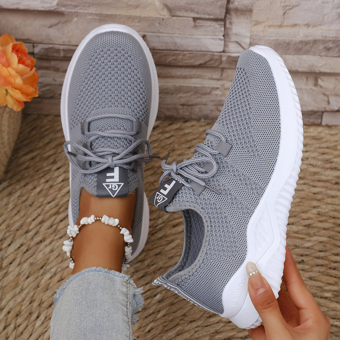 Damen atmungsaktive Sneaker in modischem Design EB