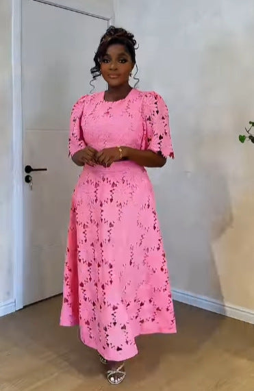 Damen Zweiteiler Set mit floralen Spitzenakzenten Heidi-Mode
