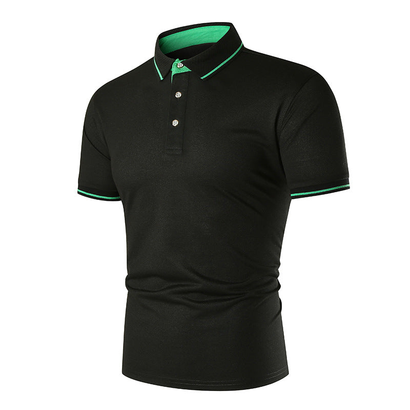Herren Poloshirt mit kontrastierendem Kragen und atmungsaktiven Eigenschaften EB