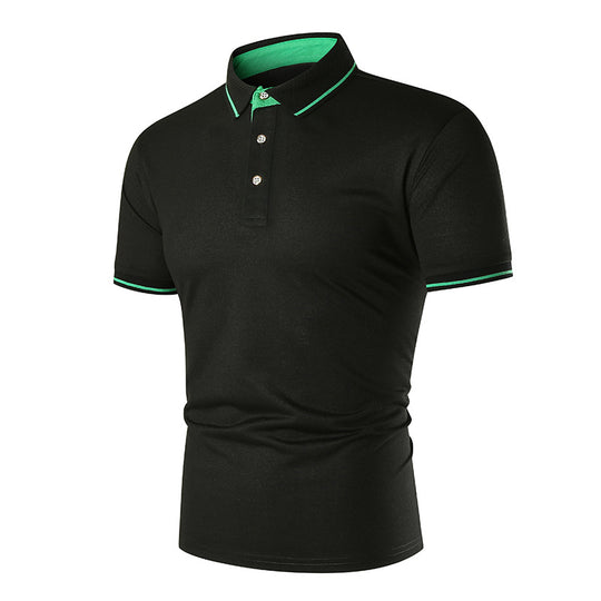Herren Poloshirt mit kontrastierendem Kragen und atmungsaktiven Eigenschaften EB