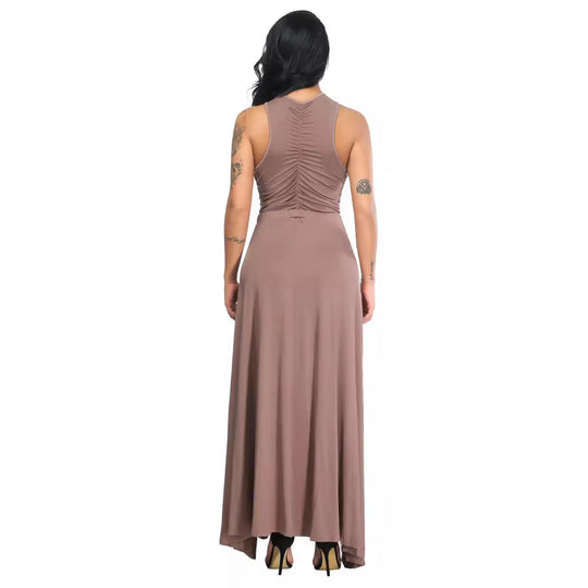 Damen atemberaubendes Wickelkleid mit raffiniertem Schnitt EB