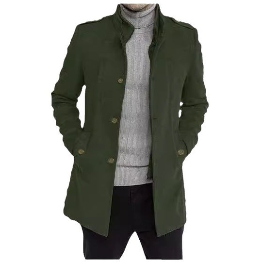 Herren stilvolle Übergangsjacke mit modernem Schnitt und praktischen Taschen EB