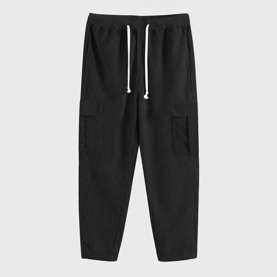 Damen Cargo-Hose mit elastischem Bund und praktischen Seitentaschen EB