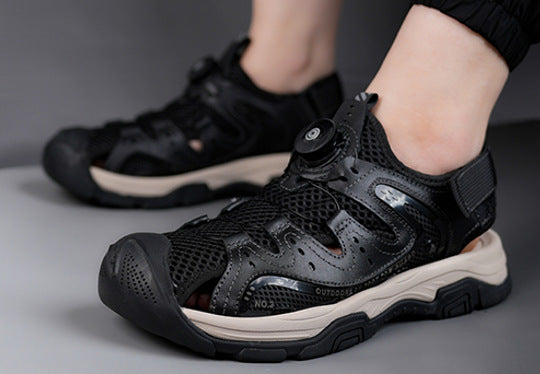 Damen Sportliche Wasserschuhe mit atmungsaktiver Mesh-Oberfläche und praktischer Schnellschnürung EB