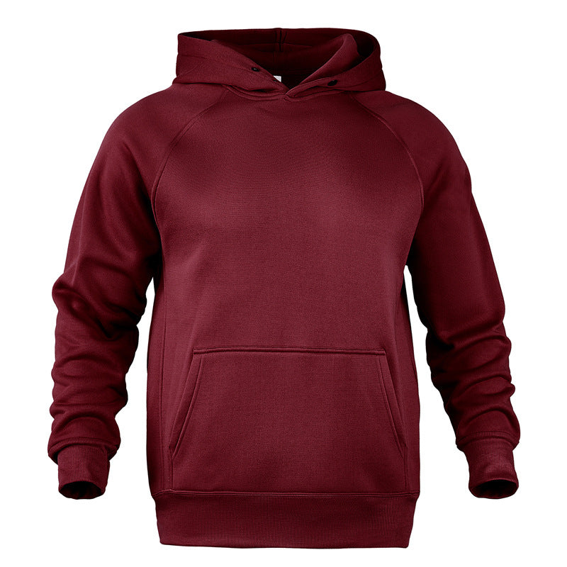 Herren lässiger Kapuzenpullover mit Raglanärmeln EB