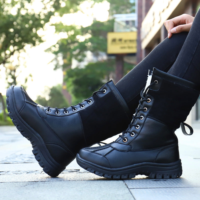 Damen Gefütterte Winterstiefel mit rutschfester Sohle und isolierendem Innenfutter EB
