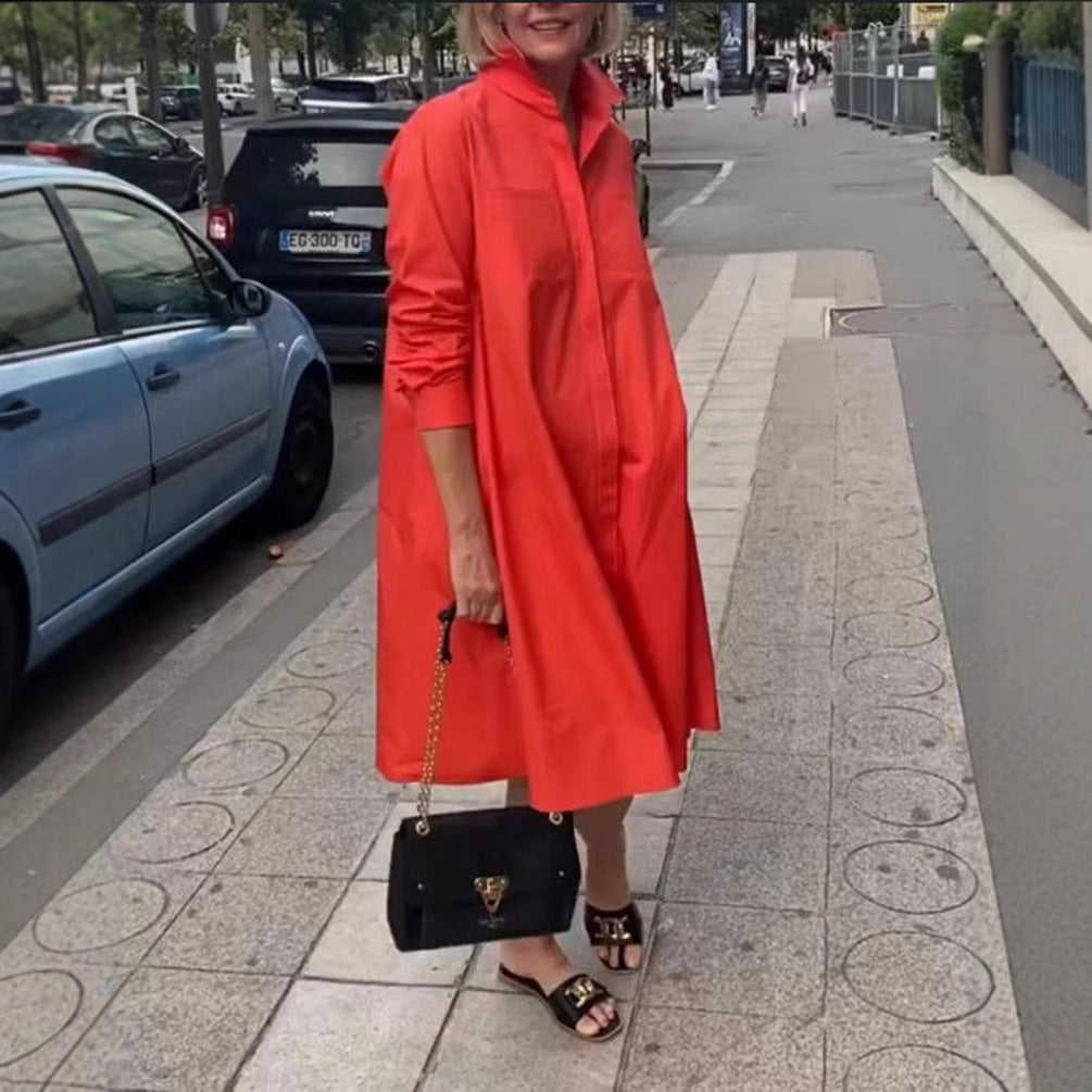 Damen Hemdblusenkleid Heidi-Mode