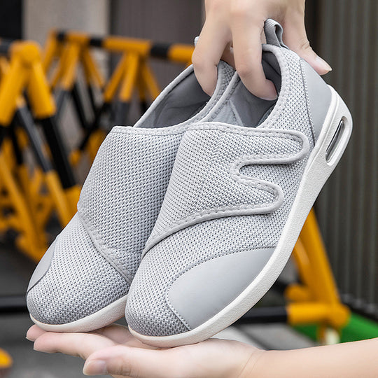 Damen Slip-On Sneakers mit atmungsaktivem Mesh-Obermaterial und dämpfender Sohle EB