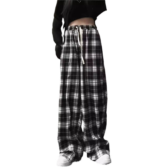 Damen Karottenhose mit Karomuster EB