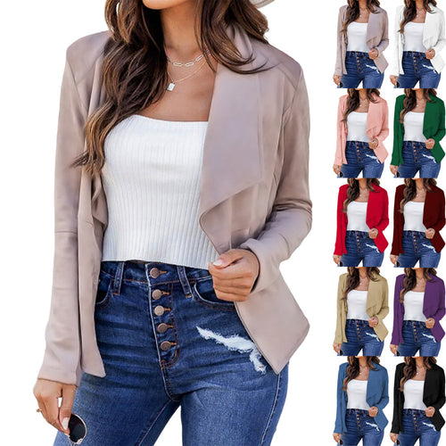 Damen elegante und lässige Blazerjacke EB