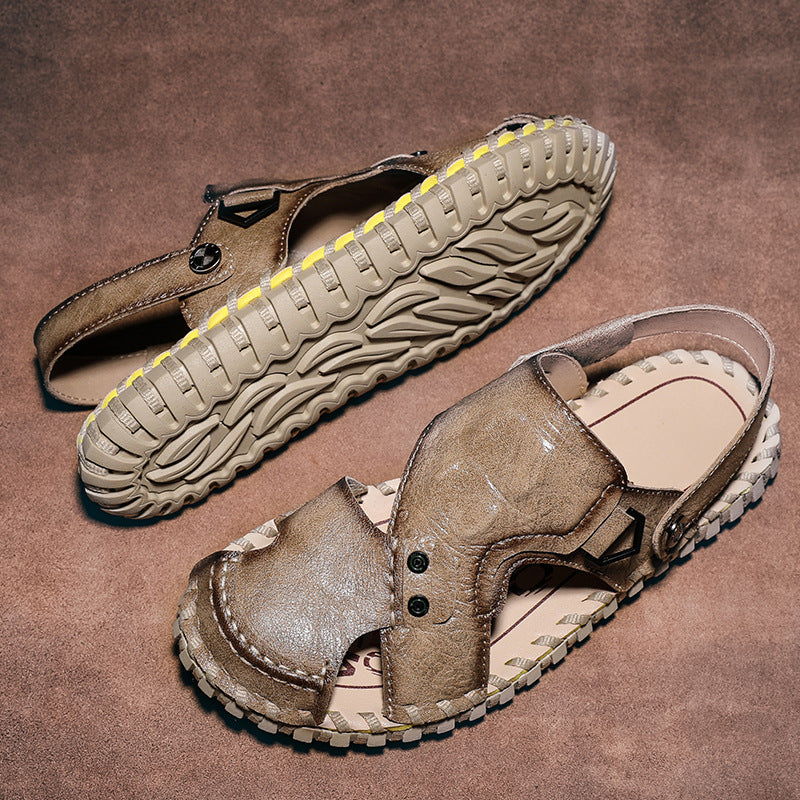 Herren Weiche und bequeme Freizeitsandalen mit verstellbarem Riemen EB