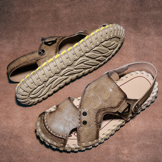 Herren Weiche und bequeme Freizeitsandalen mit verstellbarem Riemen EB