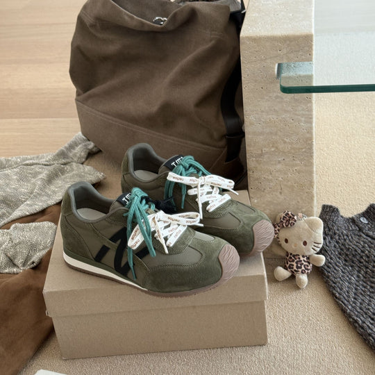 Damen Sportliche Sneaker mit dekorativem Fransen-Detail und atmungsaktiver Mesh-Oberfläche EB