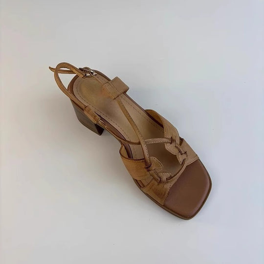 Damen Blockabsatz Sandalen EB