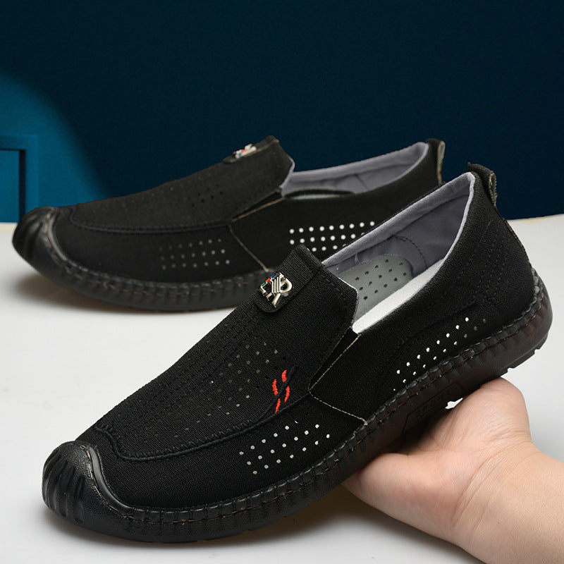 Damen Atmungsaktive Slip-On Freizeitschuhe mit rutschfester Sohle EB