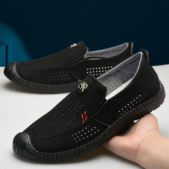 Damen Atmungsaktive Slip-On Freizeitschuhe mit rutschfester Sohle EB
