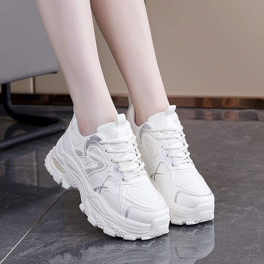 Damen Sportliche Sneakers mit atmungsaktivem Obermaterial EB