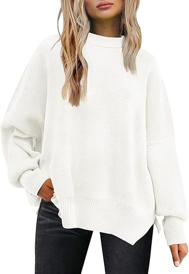 Damen lockerer Strickpullover EB