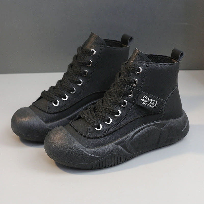 Damen trendige High-Top Sneakers mit rutschfester Sohle und atmungsaktivem Obermaterial EB
