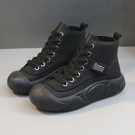 Damen trendige High-Top Sneakers mit rutschfester Sohle und atmungsaktivem Obermaterial EB