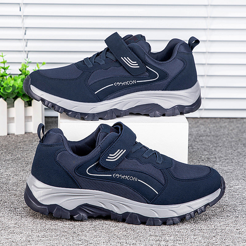 Damen Sportliche Sneaker mit verstellbarem Klettverschluss und stabiler Sohle EB
