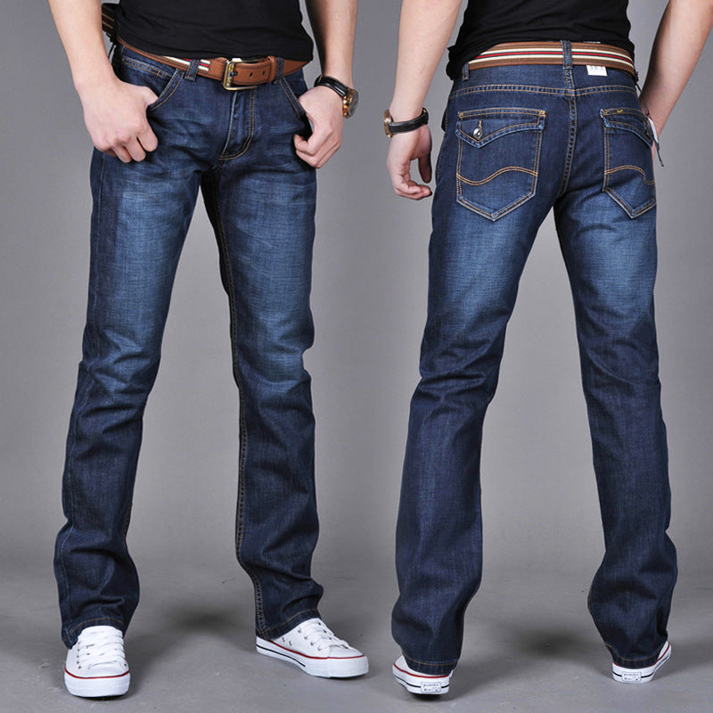 Herren Slim-Fit Jeans mit elastischem Bund und hohem Tragekomfort EB