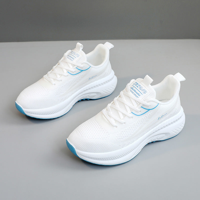 Damen Sportliche Sneakers mit atmungsaktivem Mesh-Obermaterial und dämpfendem Sohlenprofil EB
