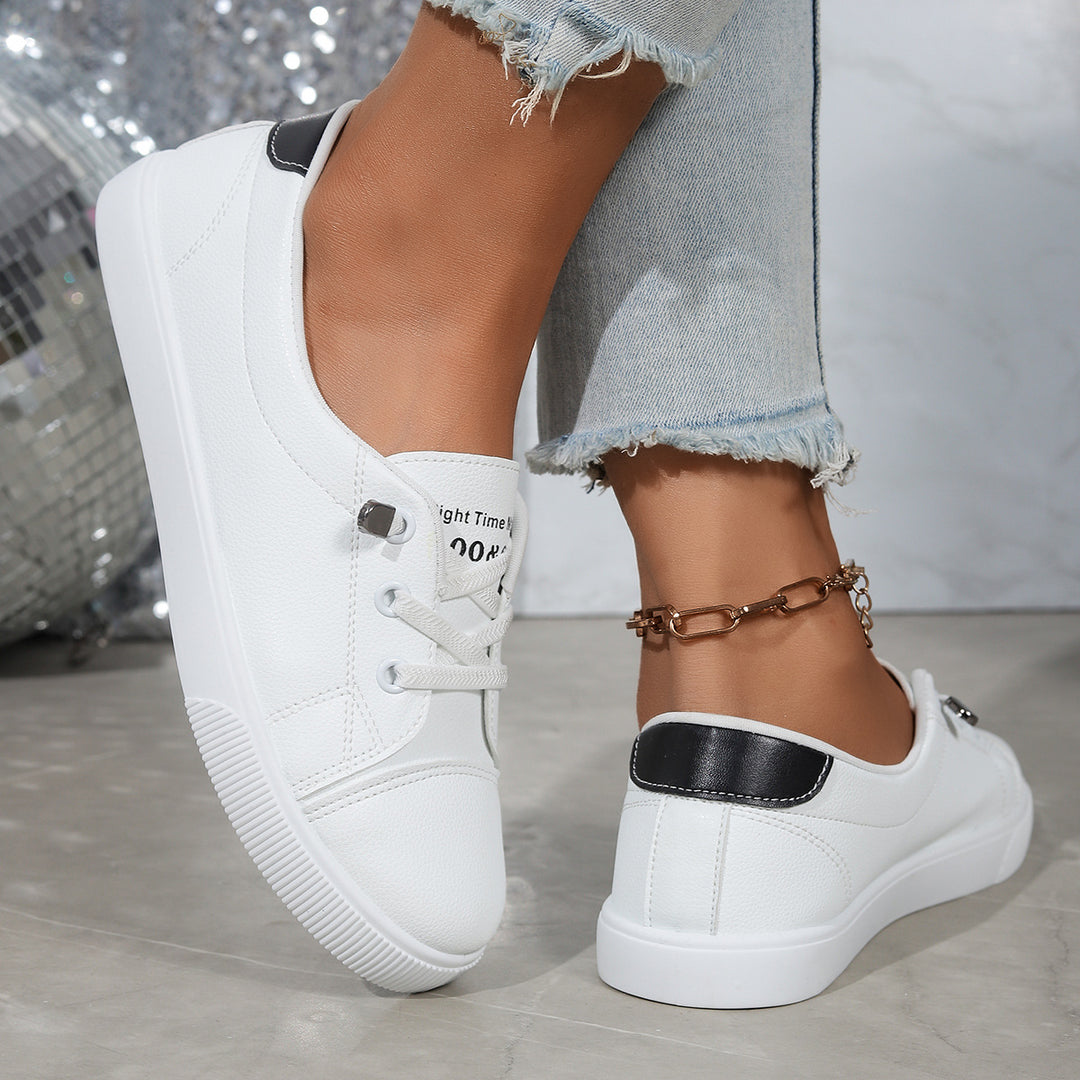 Damen komfortable Sneakers mit modischem Design und atmungsaktiver Oberfläche EB