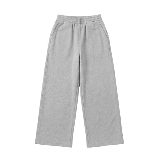 Damen nan Wide‑Leg Relaxhose mit hohem Komfortbund, seitlichen Eingrifftaschen und weichem Fleece-Innenfutter EB