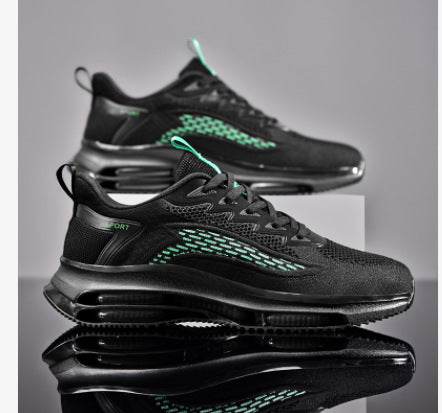 Damen Sportliche Laufschuhe mit atmungsaktivem Mesh-Obermaterial und stoßdämpfendem Air-Sole-System EB