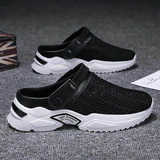 Damen Atmungsaktive Clogs mit rutschfester Sohle und flexiblem Obermaterial EB