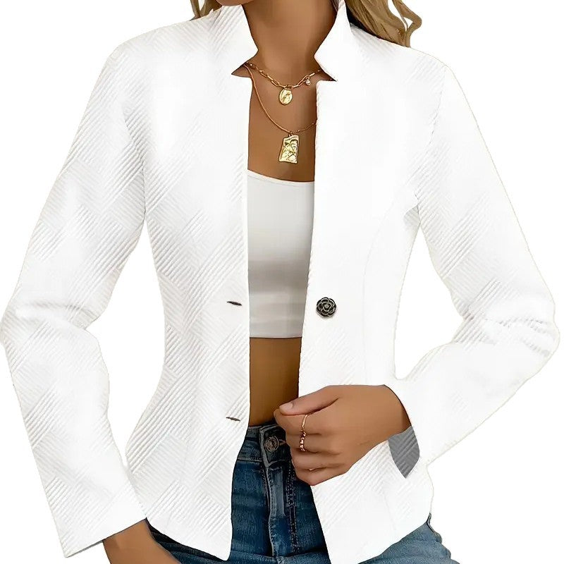 Damen Taillierte Blazerjacke mit elegantem Schnitt und Knopfdetails EB